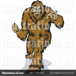 Bigfoot Clipart #1131202 - Illustration by patrimonio