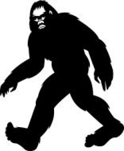 silhouette of a bigfoot walking | Bigfoot, Vector art and Silhouette