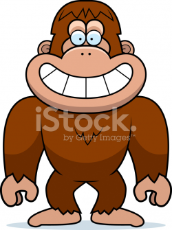 Cartoon Bigfoot Grinning Stock Vector - FreeImages.com