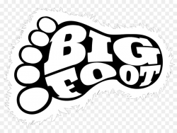 Bigfoot T-shirt Footprint Clip art - Cut Toe Cliparts png download ...