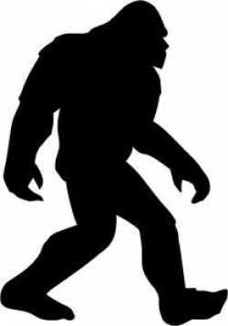 Pretentious Bigfoot Clipart Sasquatch Silhouette Free Clip Art ...