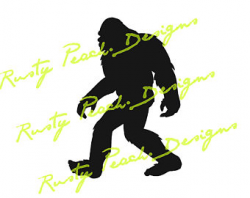 Bigfoot silhouette | Etsy