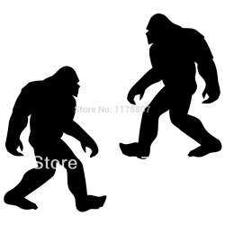 Bigfoot Silhouette Pattern at GetDrawings.com | Free for personal ...