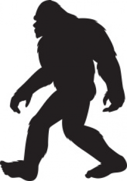Bigfoot Clipart Silhouette#3070014