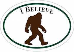 Amazon.com: BIGFOOT Decal - I Believe Yeti Sasquatch Bigfoot Vinyl ...
