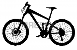 Bicycle Clip Art Silhouette at GetDrawings.com | Free for personal ...