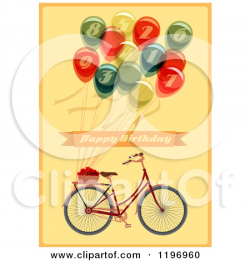 Bicycle Birthday Clipart