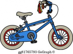 Vector Stock - Violet child bike. Clipart Illustration gg81766001 ...