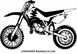 Motorcycle Dirt Bike Clipart