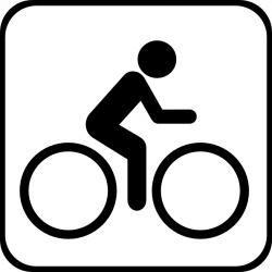Biking Icon Clip Art at Clker.com - vector clip art online, royalty ...