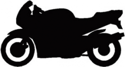 Bicycle Clipart Black And White. Free Motorbike Clipart With Bicycle ...