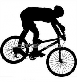 Mountain Bike Rider Clipart