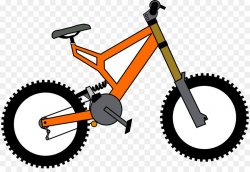 Cruiser bicycle BMX bike Clip art - Mountain Bike Clipart png ...