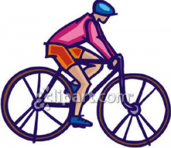 Person On Bike Clipart