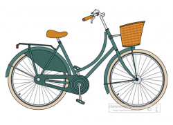Bicycle Clipart- dutch-bike-clipart-5120 - Classroom Clipart