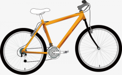 Cartoon Bicycle, Cartoon, Bicycle, Transportation PNG Image and ...