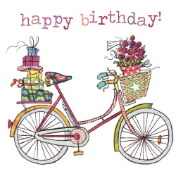 Illustrazione - bicycle - happy birthday | Covers for my phone ...