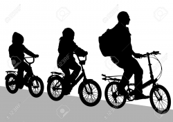 Bicycle Silhouette Clip Art at GetDrawings.com | Free for personal ...