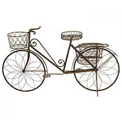 Amazon.com : OLD-FASHIONED BICYCLE PLANT STAND PLANTER DISPLAY ...