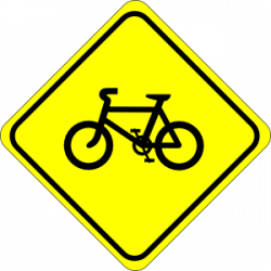 Watch For Bicycles Sign Clip Art at Clker.com - vector clip art ...