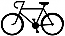 Simple Drawing Of Bike Bike + Freezer Stencil | Über Chic For Cheap ...