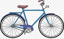Clip Art: Transportation Bicycle Free content Clip art - Blue cross ...