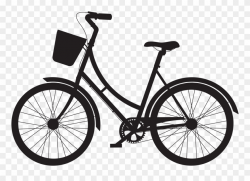 Picture Free Library Bike Transparent Basket Clipart ...