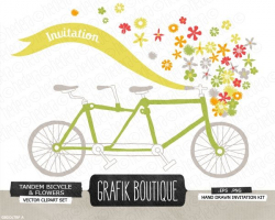 10 best Bicycle Clip Art images on Pinterest | Bicycles, Invitation ...