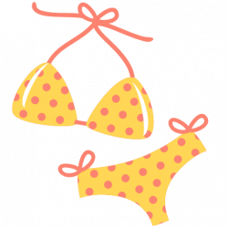 Polka Dot Bikini SVG scrapbook cut file cute clipart files for ...