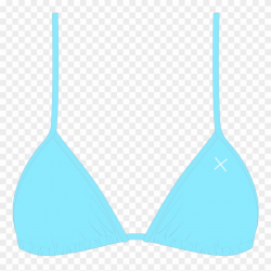 Off-blue Bikini Top Ii Clipart (#3088795) - PinClipart