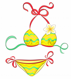 Yellow Swimsuit PNG Vector Clipart | Gallery Yopriceville - High ...