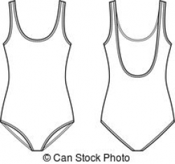 28+ Collection of Swimming Costume Drawing | High quality, free ...