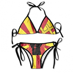 Amazon.com: Revolution Clipart Fist Women's Sexy Bikini Set Swimsuit ...