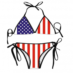 Amazon.com: Clipart American Flag Bikinis for Women - Prima ...