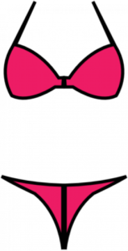 Pink Bikini Clip Art at Clker.com - vector clip art online, royalty ...