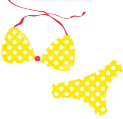 Free Polka Dot Bikini Clipart - Clipartmansion.com
