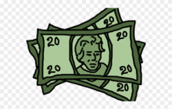 Dollar Clipart $20 - $20 Bill Clipart - Png Download ...