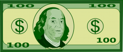 Clipart 100 dollar bill | ClipartMonk - Free Clip Art Images