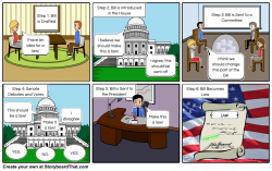 how a bill becomes a law Storyboard by mdunton