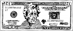 Free Black And White Dollar Bill, Download Free Clip Art ...