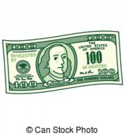 Fancy Design 100 Dollar Bill Clipart Clip Art And Stock ...