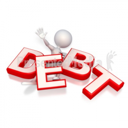 Trap Under Debt - Business and Finance - Great Clipart for ...