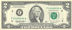 Two Dollar Bill Clipart
