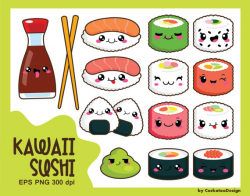 Kawaii clip art kawaii sushi clip art kawaii sushi clipart