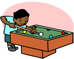 Image of Billiards Clipart #4554, Pool Table Clip Art - Clipartoons
