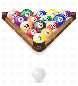 Pool Table Balls Clipart Design Ideas 56486 Pools | Pool cue ...