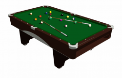 Billiards Clipart - Pool Table Clipart {#763773} - Pngtube