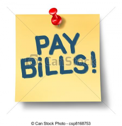 Paying Bills Clipart