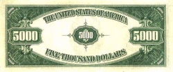 5000 Dollar Bill Clipart