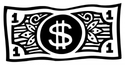 28+ Collection of Dollar Bills Clipart Black And White | High ...